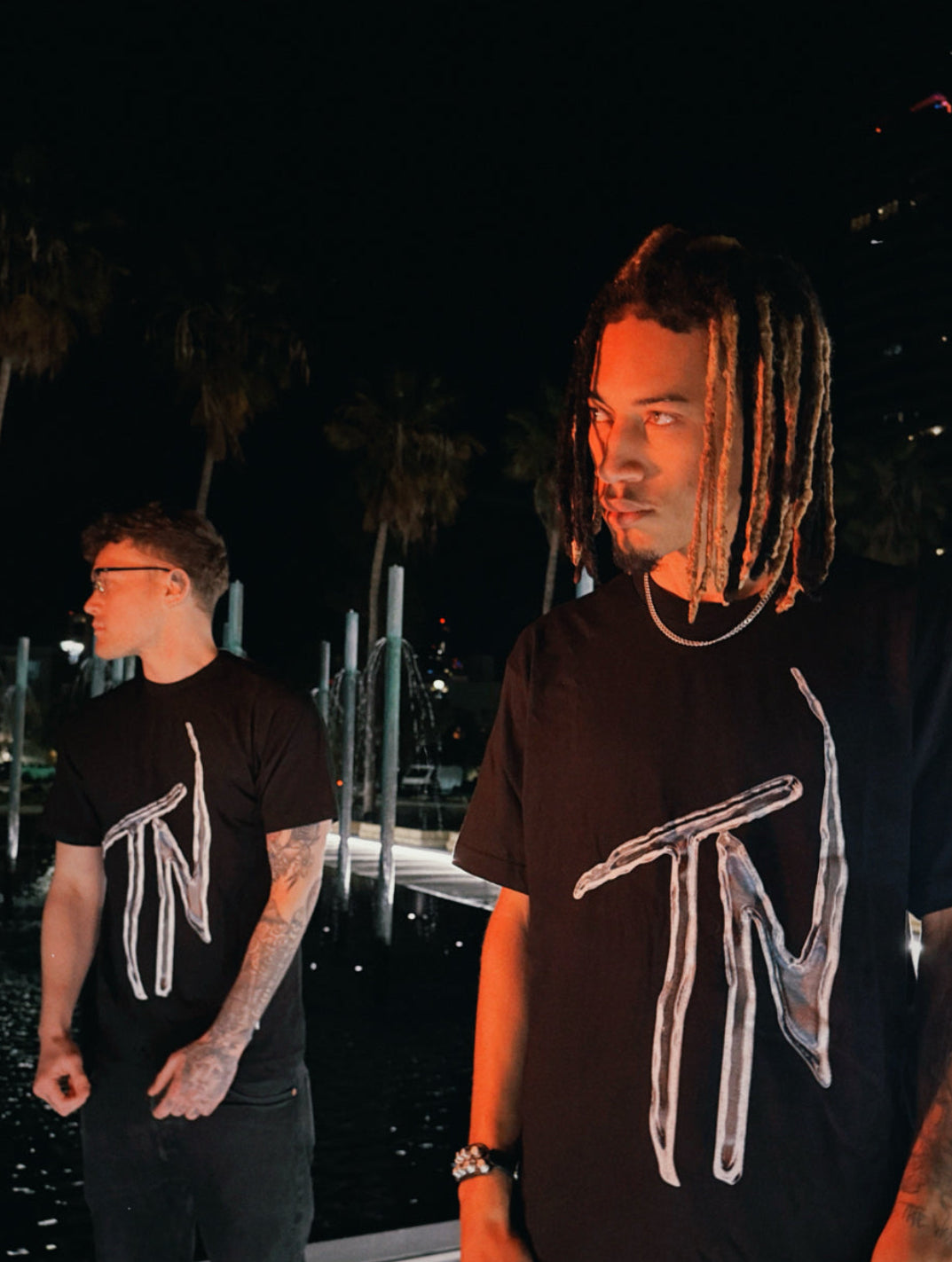 Black "CHROME" T-Shirt